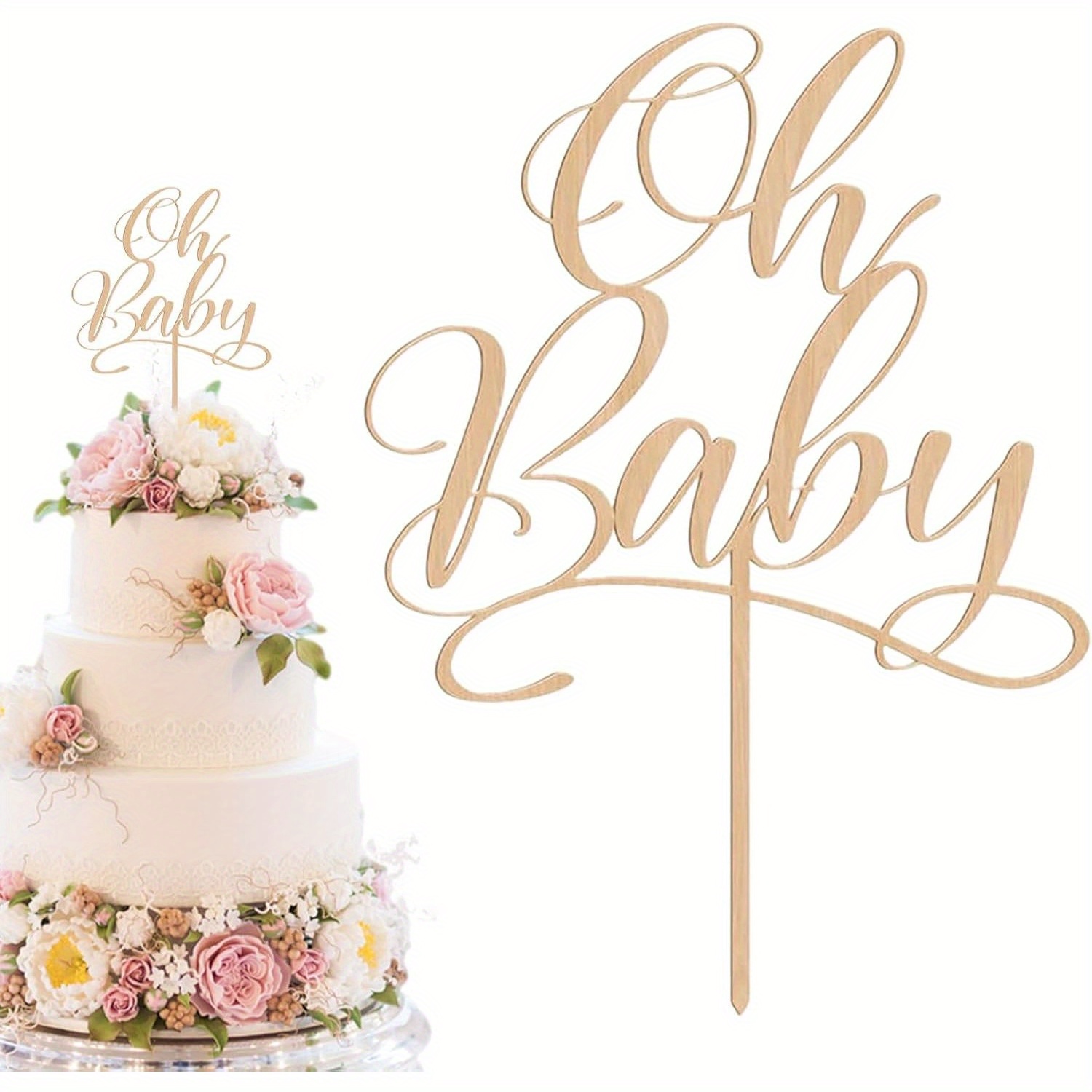 Baby Nursery Artwork - 1 шт. oh Baby — деревянный