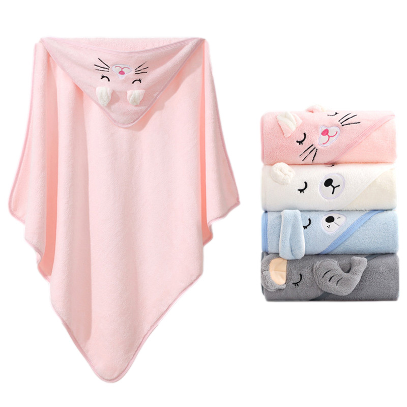 Baby Nursery Accessories - Мягкие детские полотенца-пончо с капюшоном в