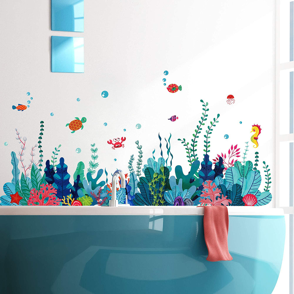 Baby Nursery Under The Sea - Большие наклейки на стену под морской
