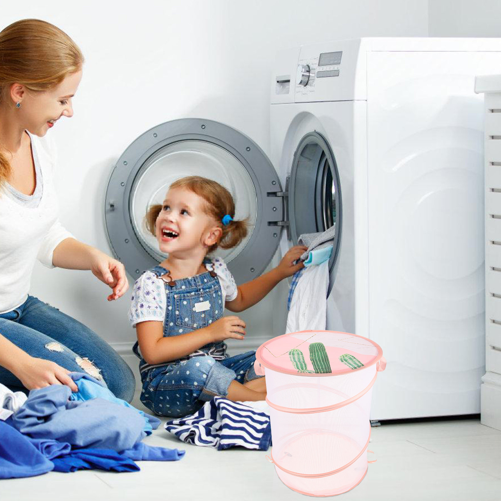 Laundry Hamper Nursery - Складная корзина для белья из полиэстеровой