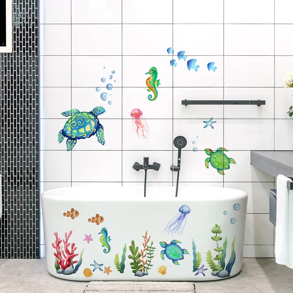 Baby Nursery Under The Sea - Наклейки на стены с океаном под