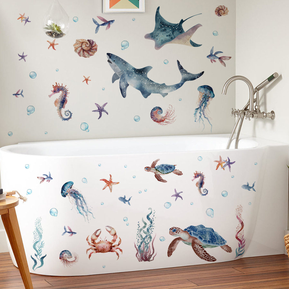 Baby Nursery Under The Sea - Наклейка на стену под морем, морская