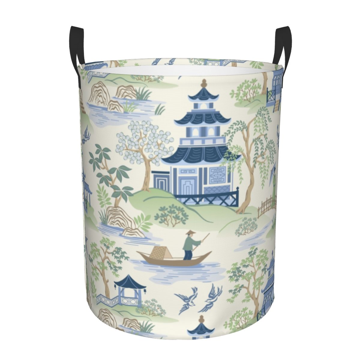 Laundry Hamper Nursery - Винтажная корзина для белья из ивы,