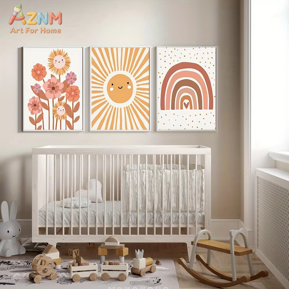 AZNM Картина на холсте в стиле – обзор и цена Baby Nursery Neutral