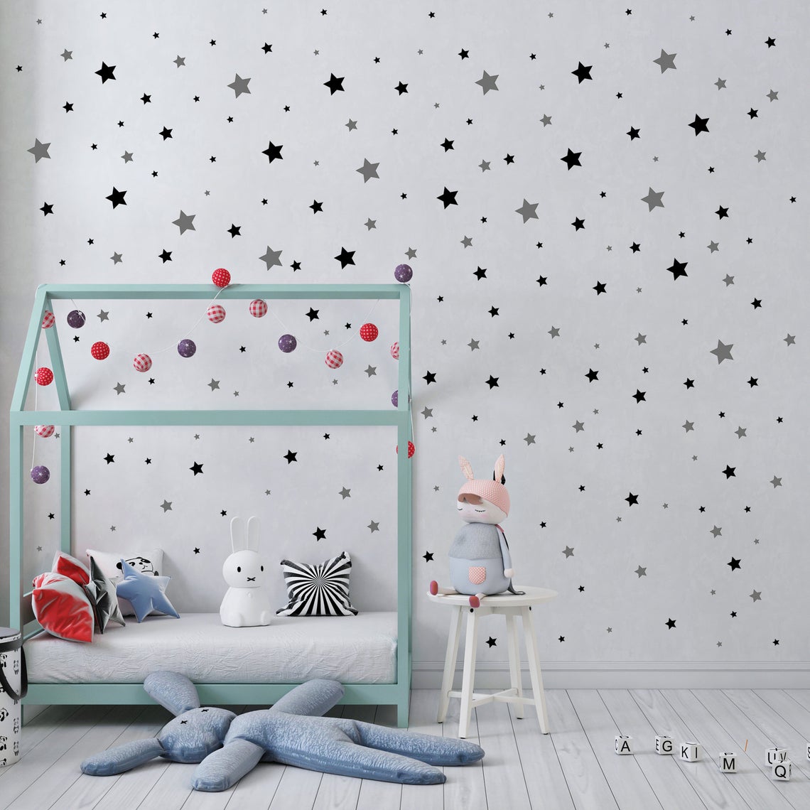 Мультфильм 65 шт., наклейка на – обзор и цена Baby Nursery Artwork