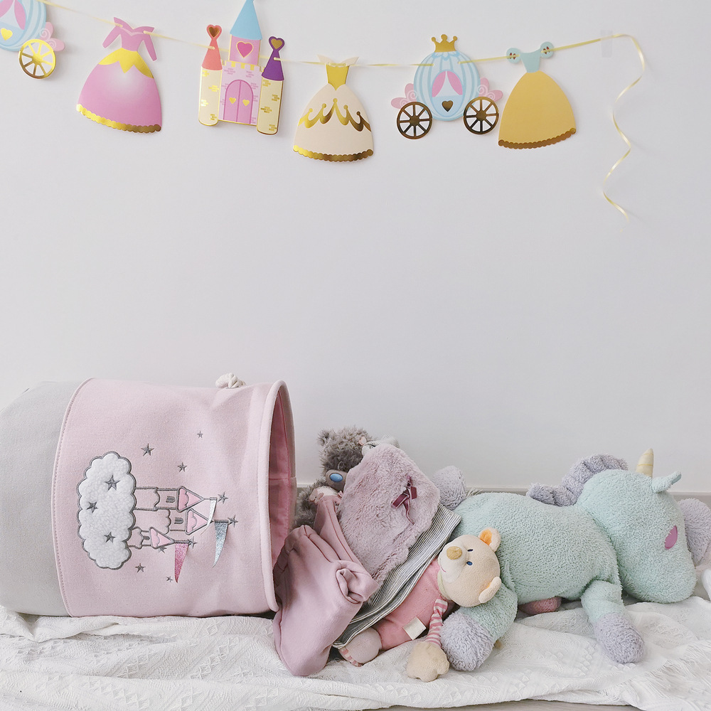 Большая розовая корзина для бе – обзор и цена Laundry Hamper Nursery