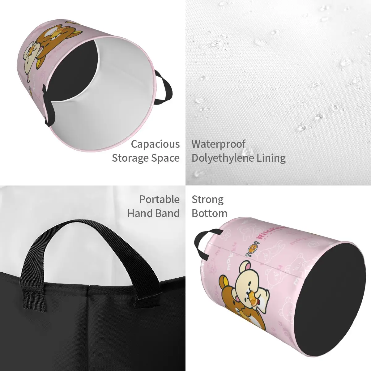 Kawaii мультфильм Rilakkuma ме – обзор и цена Laundry Hamper Nursery