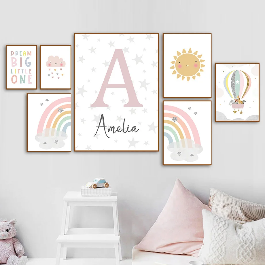 Постеры и принты с изображение – обзор и цена Baby Nursery Artwork