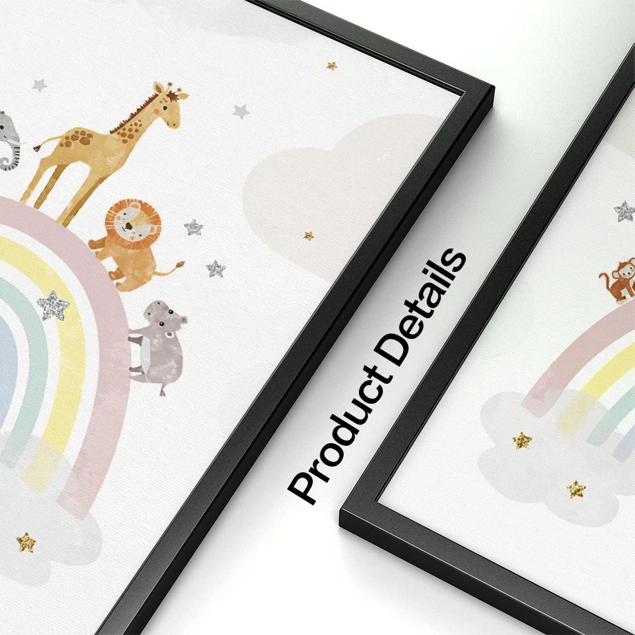 Постеры и принты с изображение – обзор и цена Baby Nursery Artwork