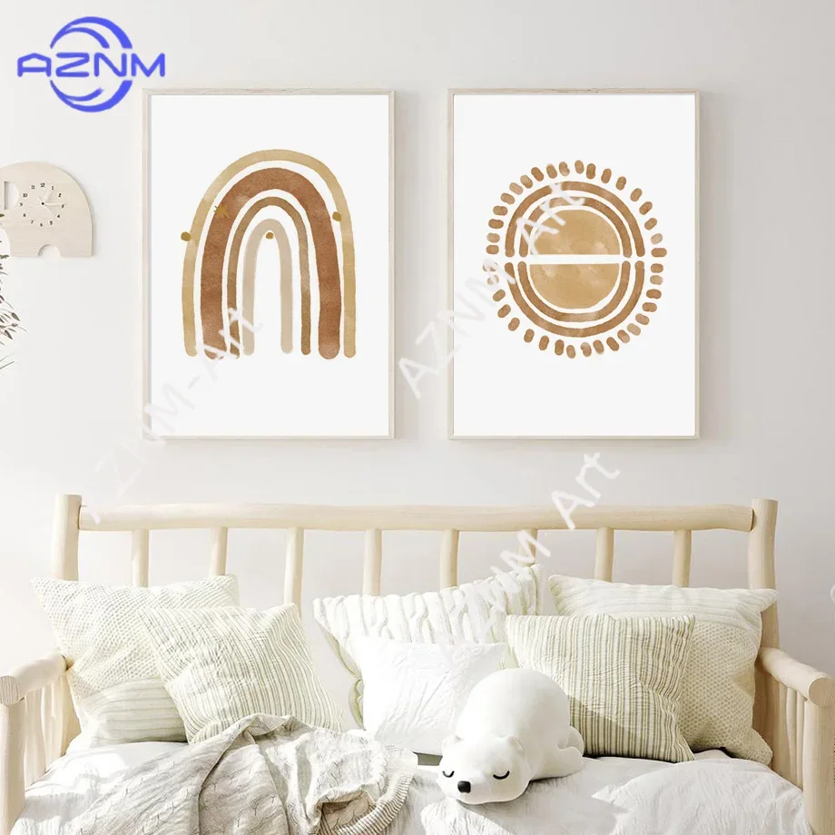Настенный декор в стиле бохо д – обзор и цена Baby Nursery Neutral