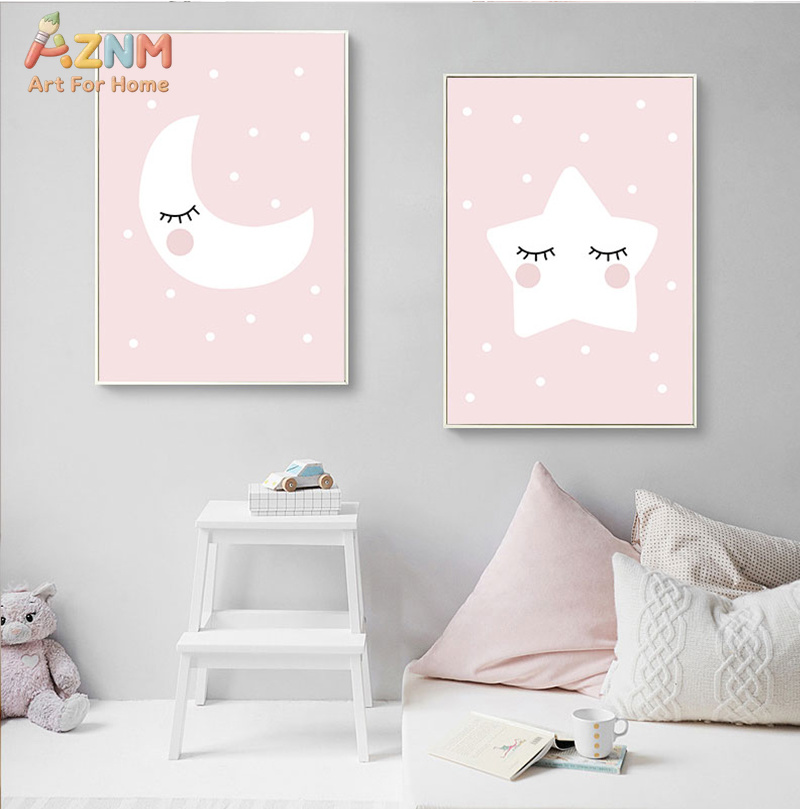 AZNM Милый мультяшный постер с – обзор и цена Baby Nursery Neutral