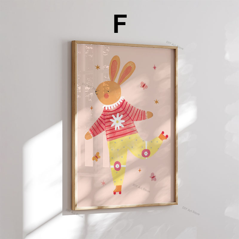 Забавные мультяшные животные:  – обзор и цена Baby Nursery Animal Prints