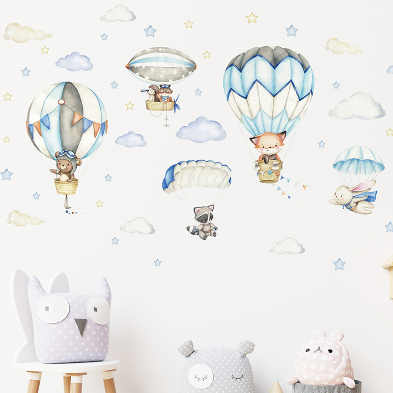 Мультяшные милые животные, воз – обзор и цена Baby Nursery Artwork