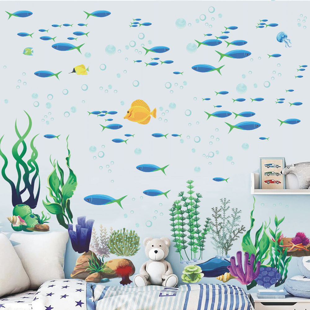 Наклейки на стену «Подводный м – обзор и цена Baby Nursery Under The Sea