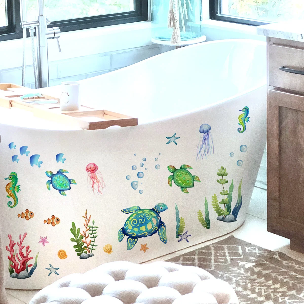 Наклейки на стены с океаном по – обзор и цена Baby Nursery Under The Sea