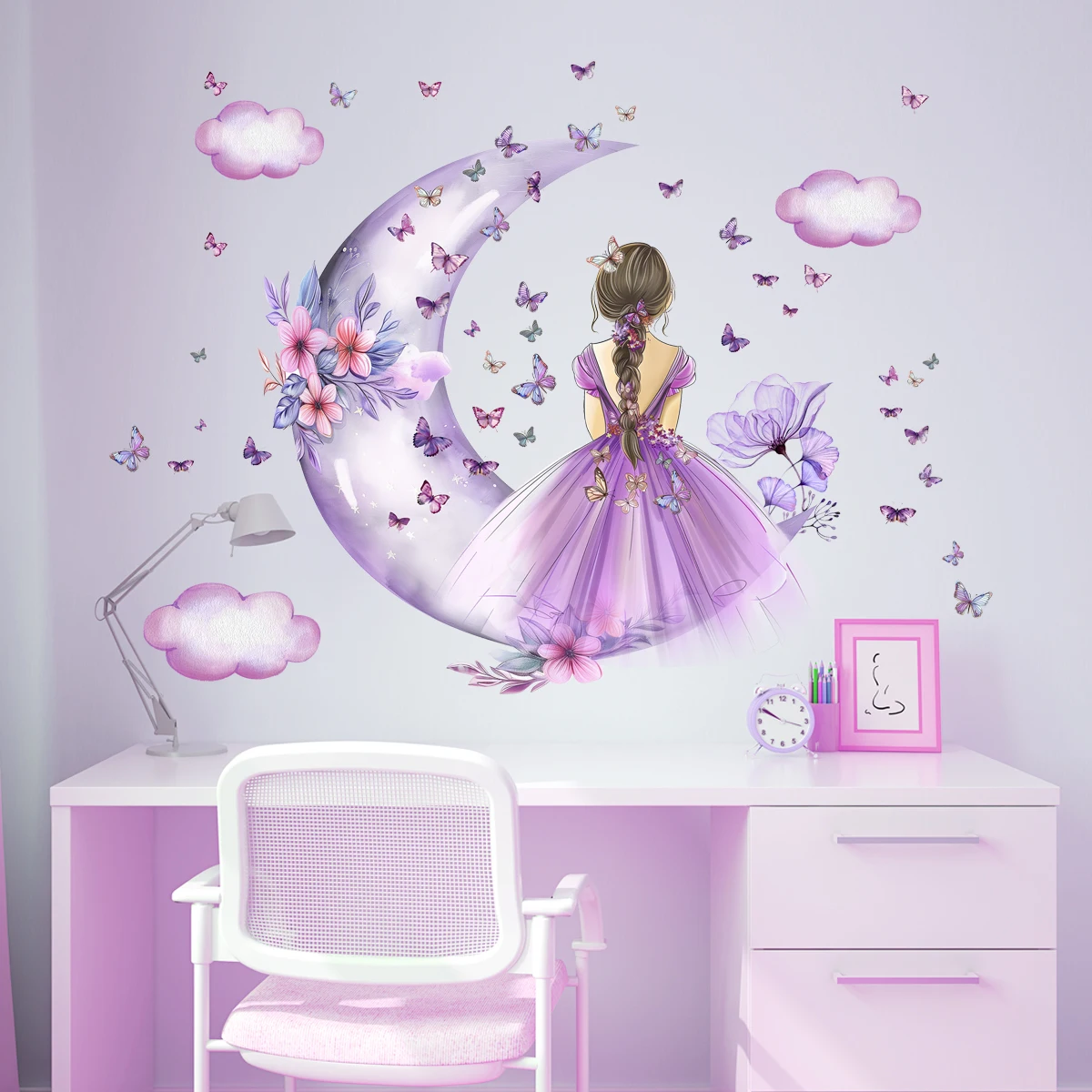 Наклейки на стену с луной и ба – обзор и цена Baby Nursery Ideas Girl