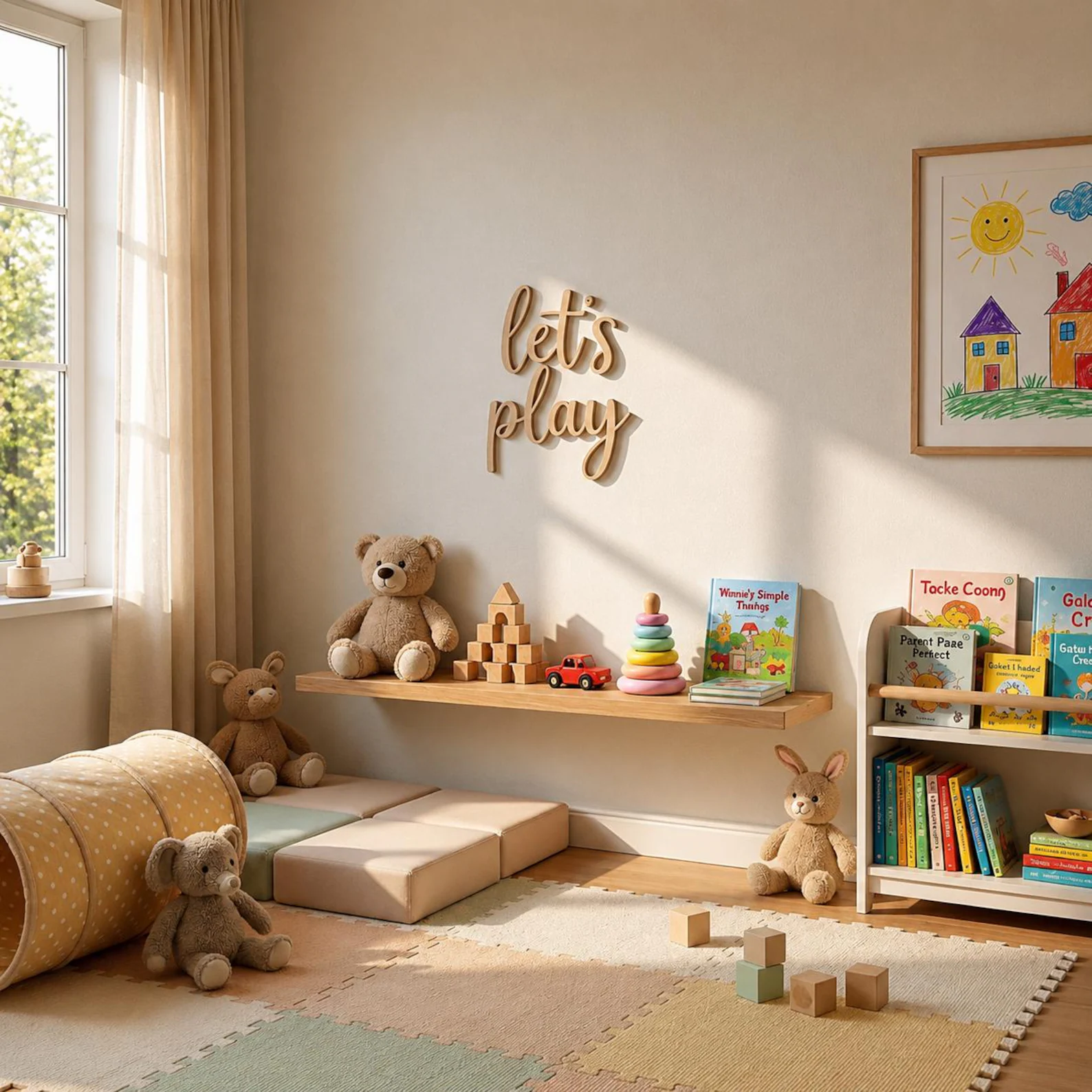 Деревянная настенная табличка  – обзор и цена Baby Nursery Room