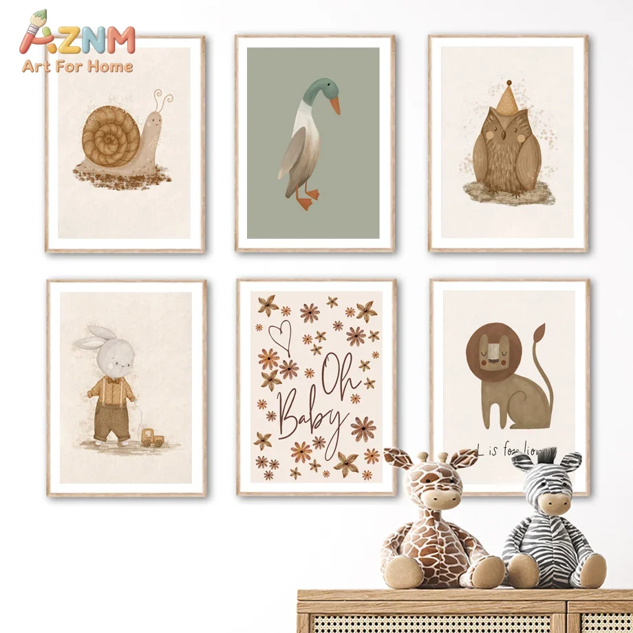 Настенный холст AZNM с нейтрал – обзор и цена Baby Nursery Neutral