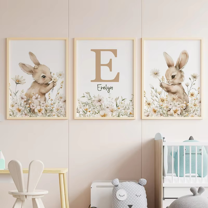 Осенний кролик, дикий цветок,  – обзор и цена Baby Nursery Mirror