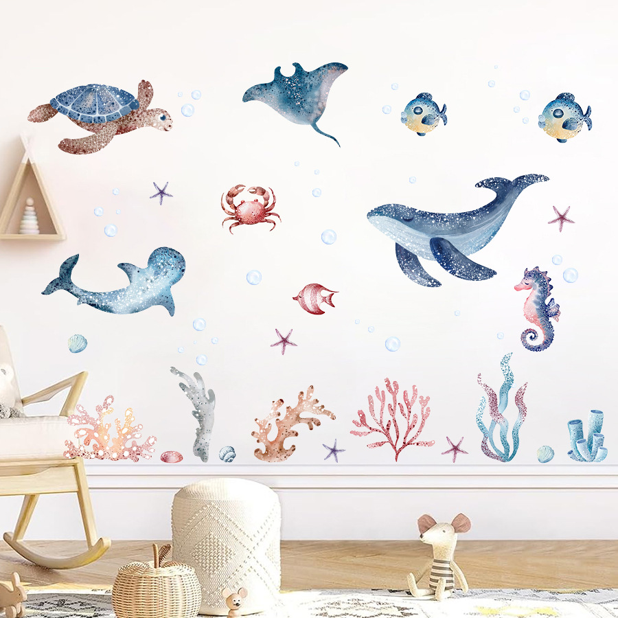 Замечательная Настенная Наклей – обзор и цена Baby Nursery Under The Sea