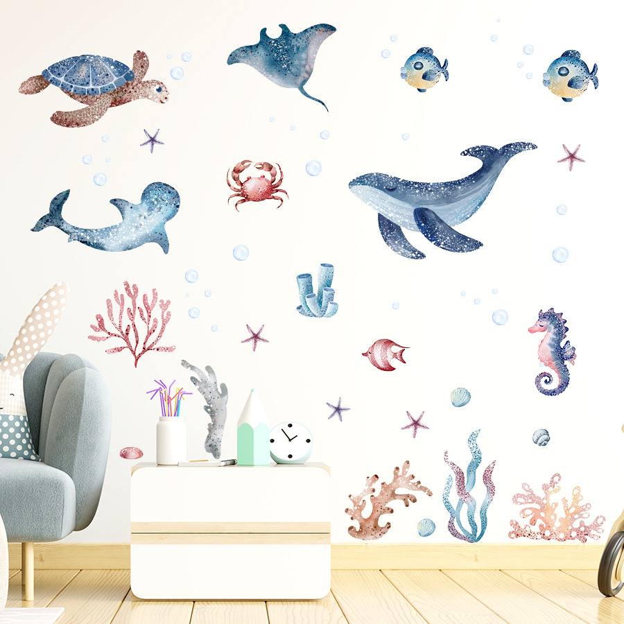 Замечательная Настенная Наклей – обзор и цена Baby Nursery Under The Sea