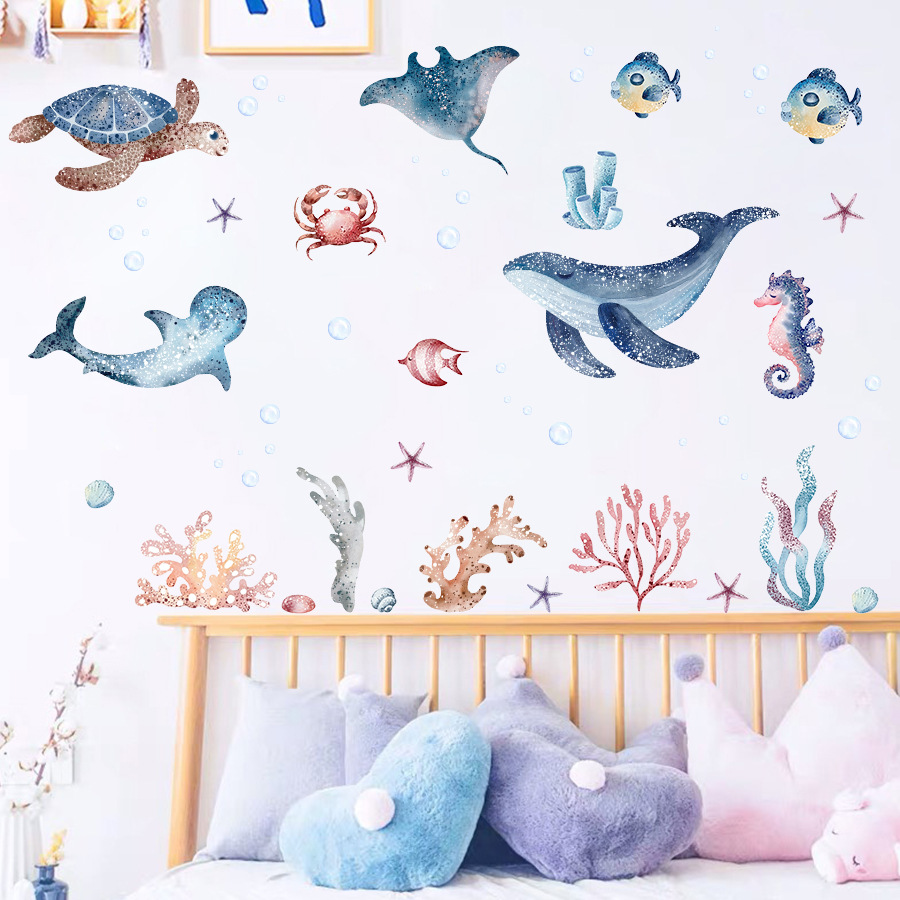 Замечательная Настенная Наклей – обзор и цена Baby Nursery Under The Sea