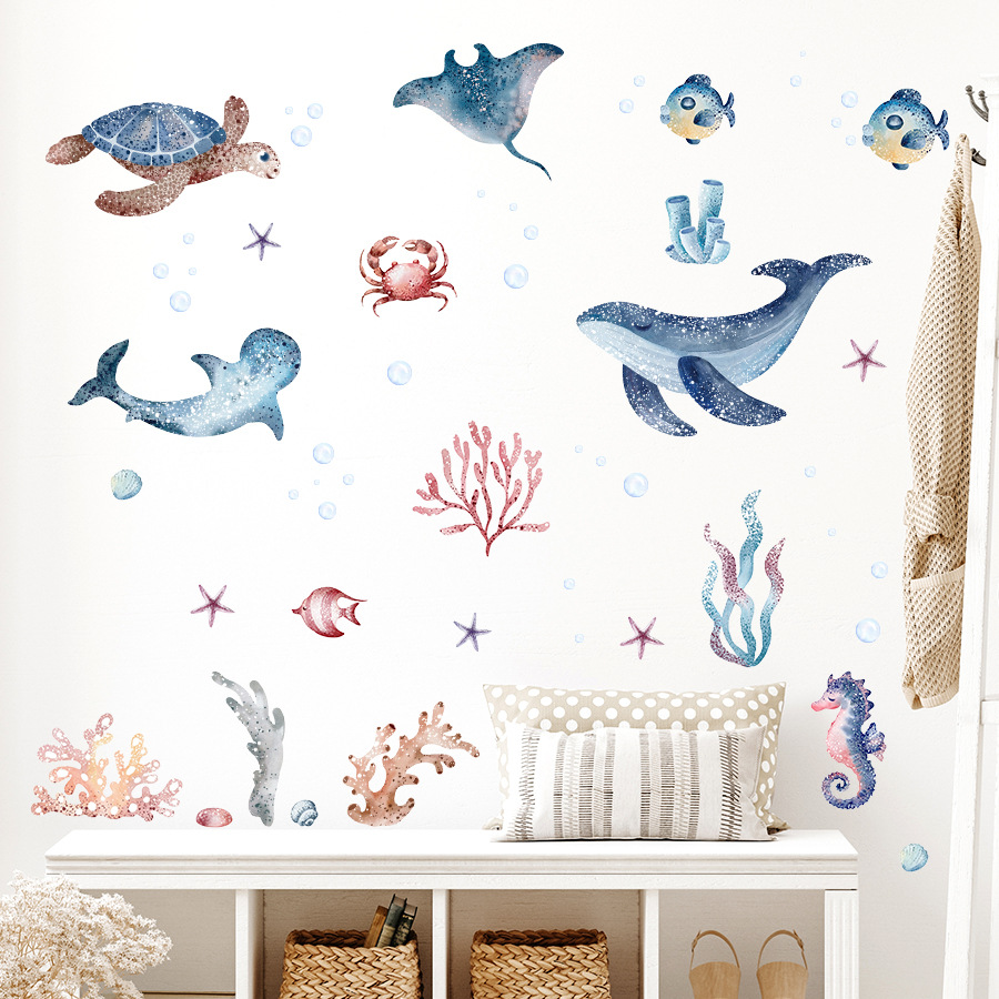 Замечательная Настенная Наклей – обзор и цена Baby Nursery Under The Sea